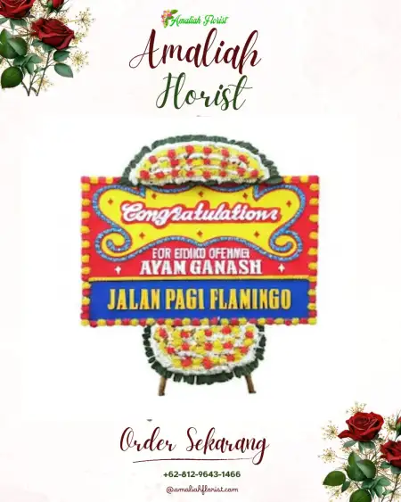 Sewa Papan Bunga Gandus